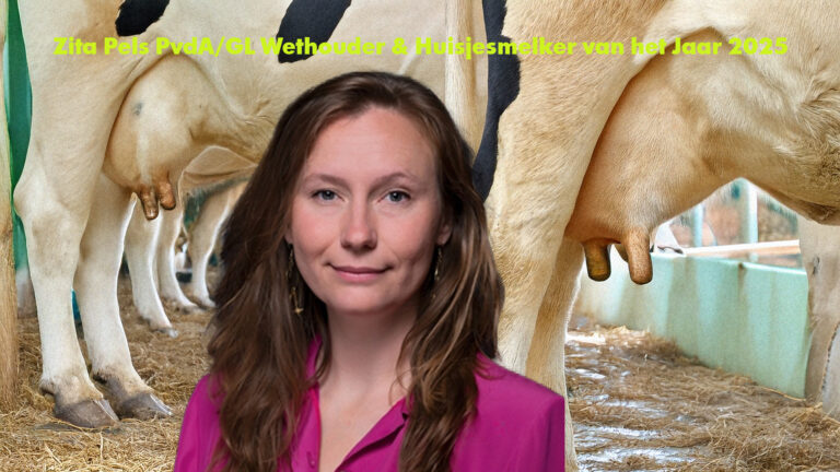 Zita Pels PvdA/GL Wethouder & Huisjesmelker van het Jaar 2025